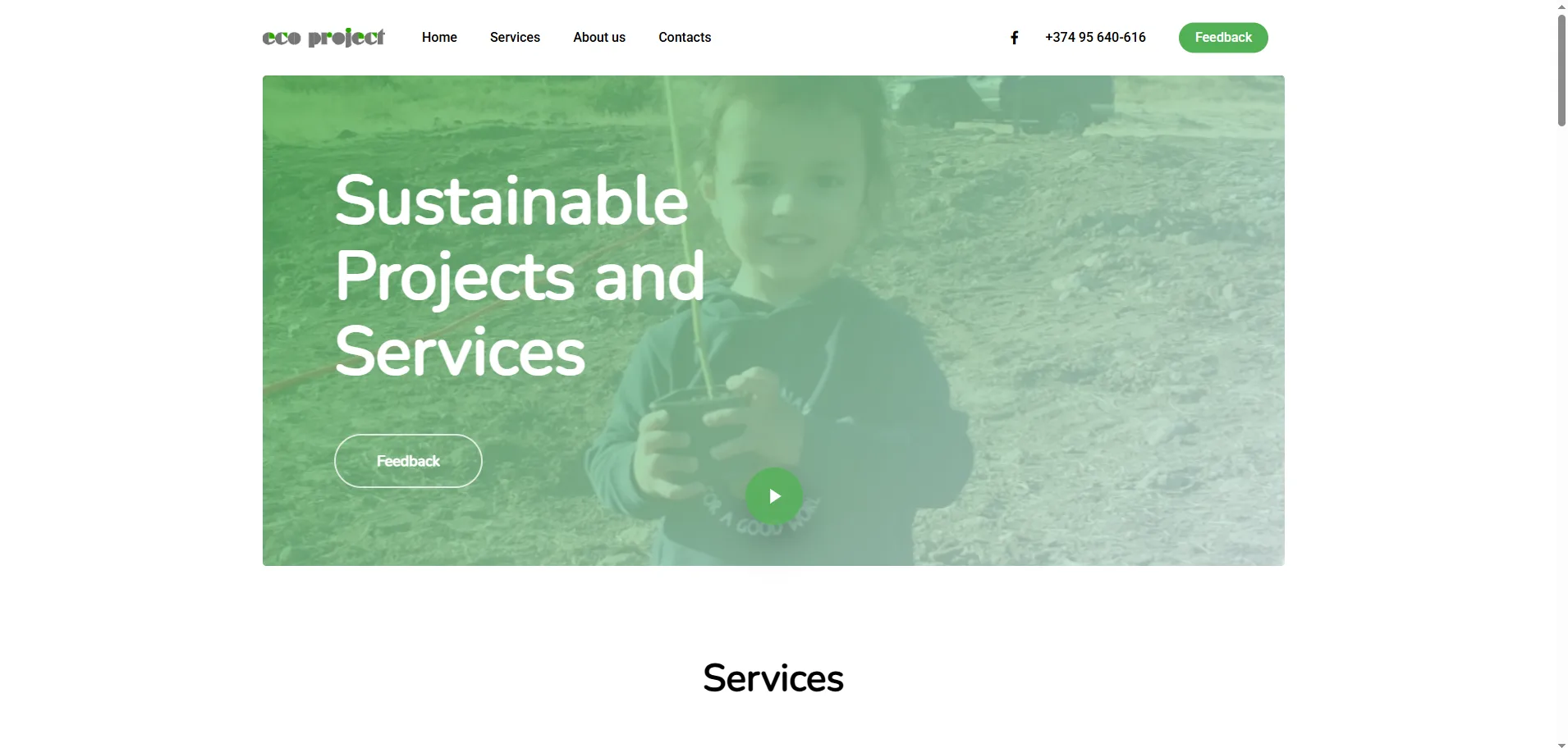 Eco Project — Waste Management & Recycling Website