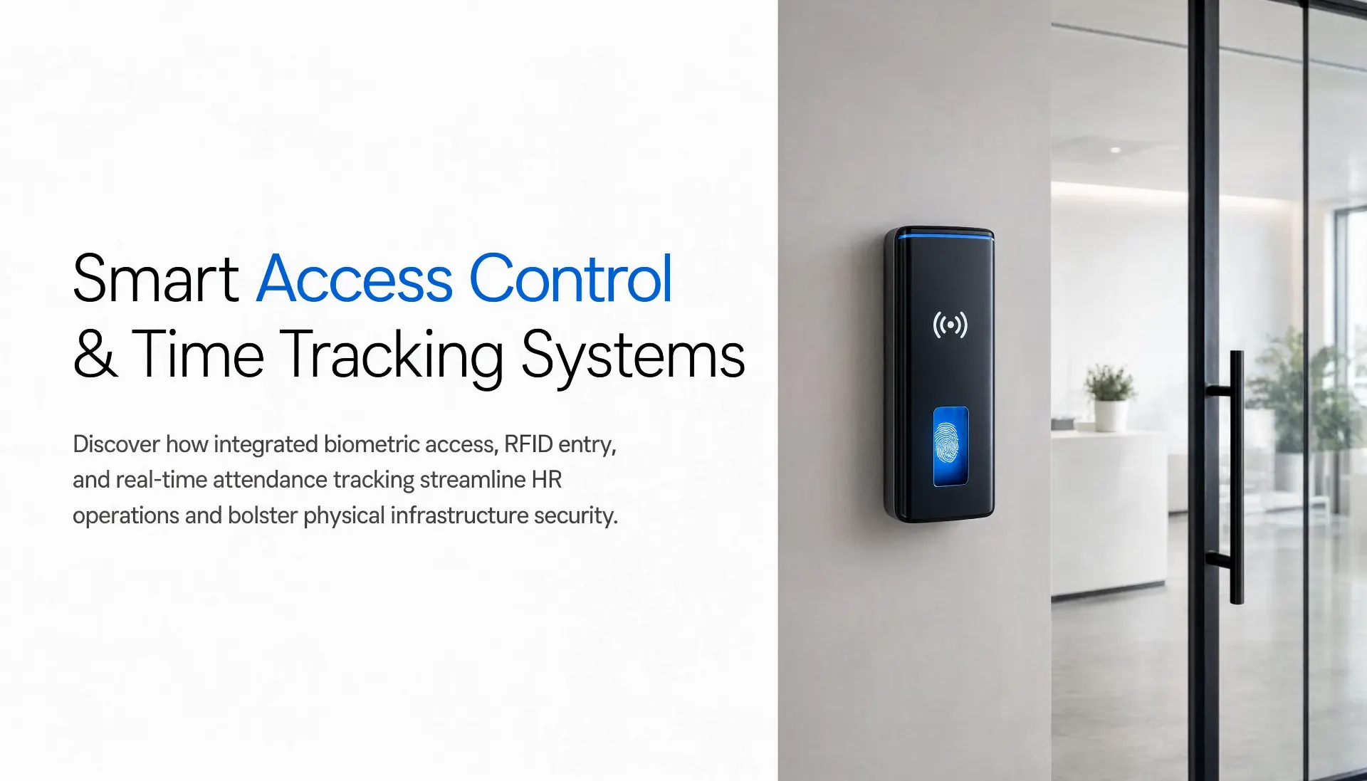 Smart Access Control & Time Tracking Systems: Modern Security for the Digital Workplace